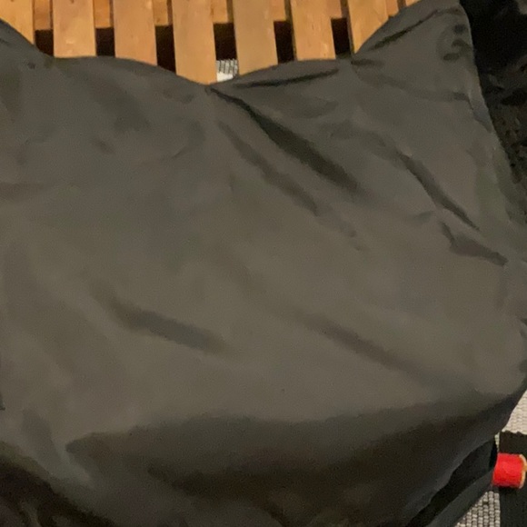 Liz Claiborne black dress so classy Aline tapestry type fabric - Picture 8 of 10